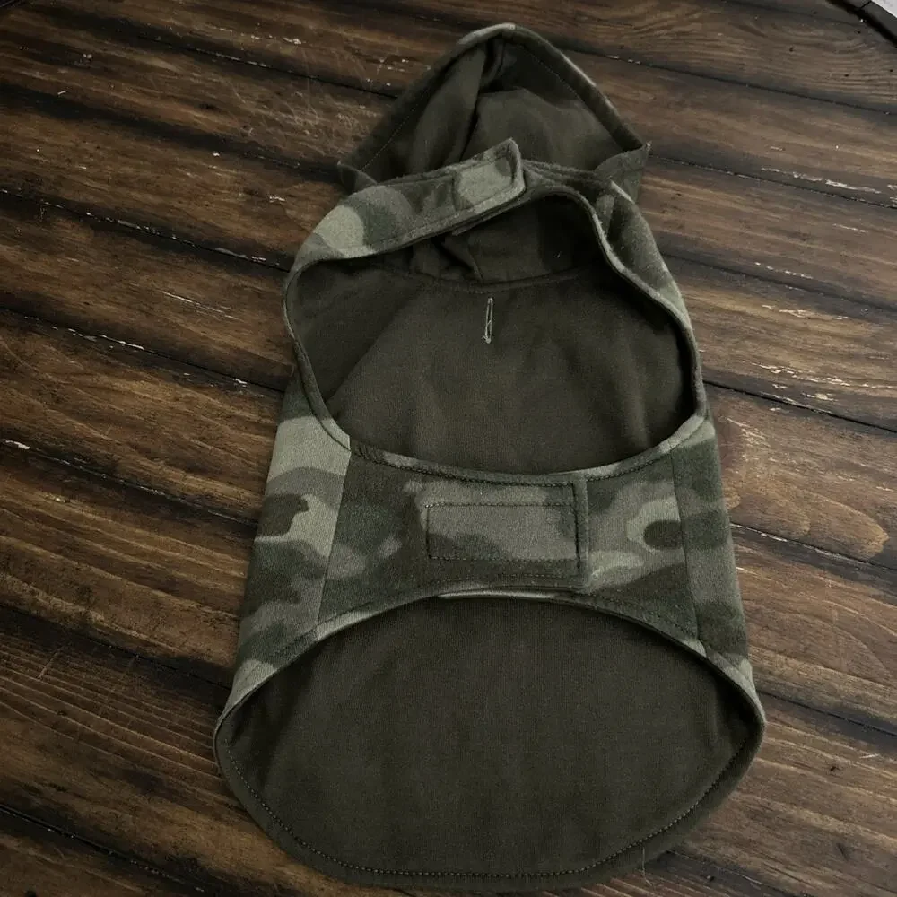 SONOMA Dog Hoodie Sweater Camouflage Size M Reversible